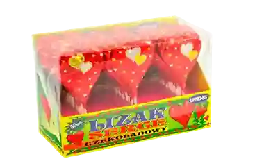 Schokoladen-Herz-Lutscher